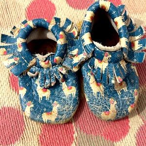 Freshly picked llama moccs